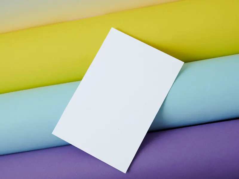 Coloured paper sheets