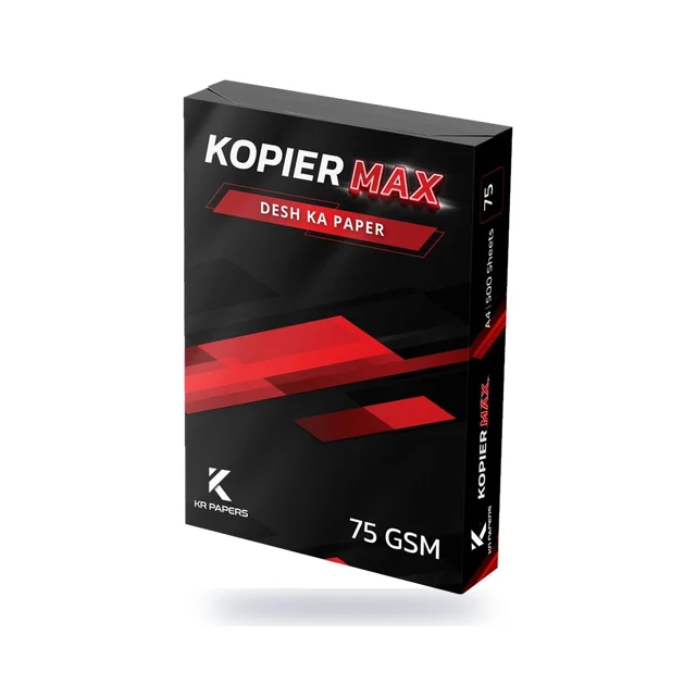 KR Papers Kopier Max A4 75 GSM pack (red)